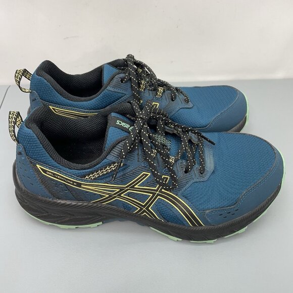 Asics Men's Athletic Shoes - Blue and Yellow - Picture 3 of 14